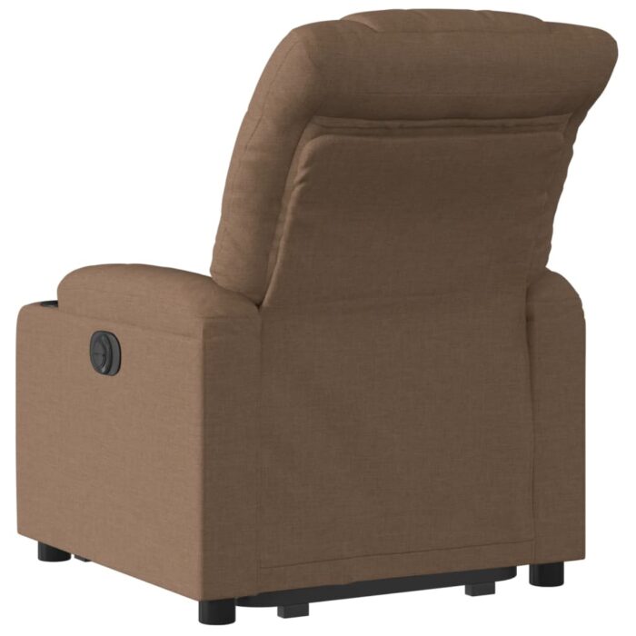 Fauteuil inclinable Marron Tissu – Image 2