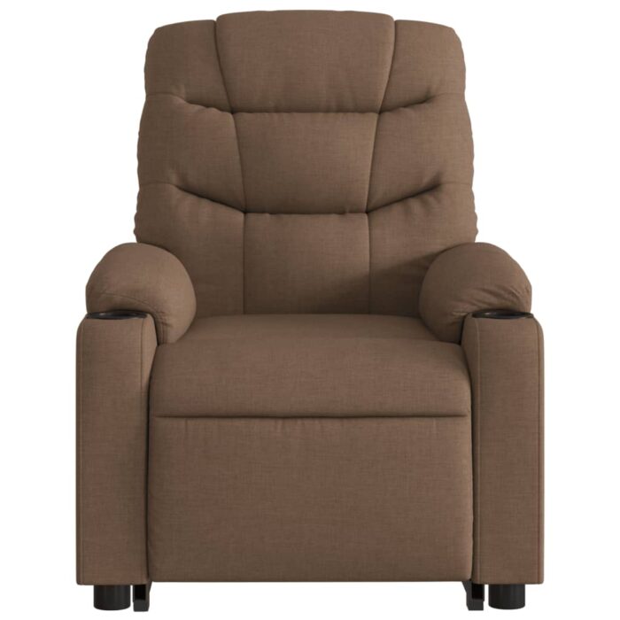Fauteuil inclinable Marron Tissu – Image 6