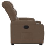 Fauteuil inclinable Marron Tissu – Image 7