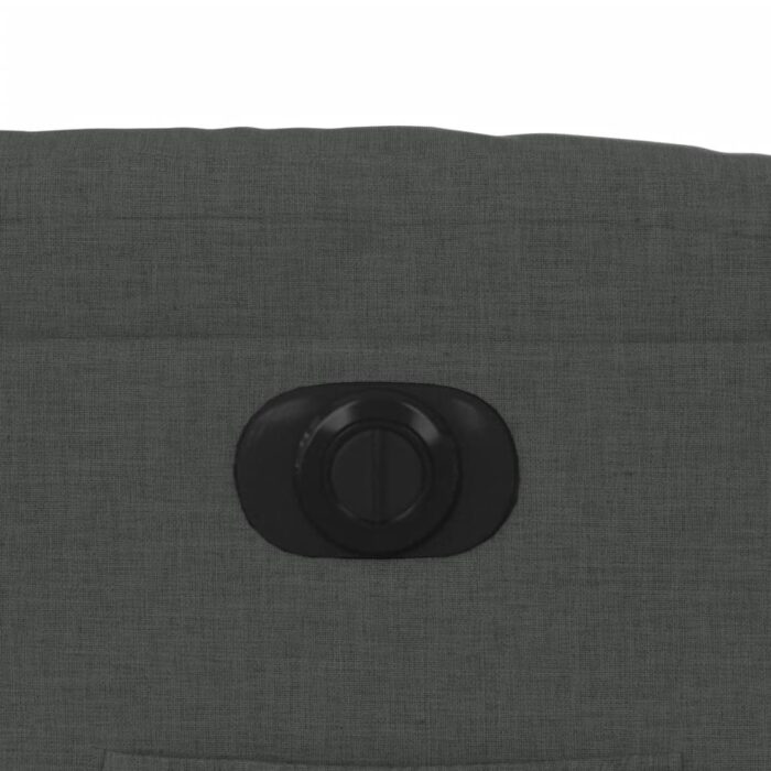 Fauteuil inclinable électrique gris foncé tissu – Image 10