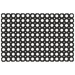 Paillasson rectangulaire 60x80 cm caoutchouc