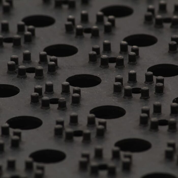 Paillasson rectangulaire 60x80 cm caoutchouc – Image 3