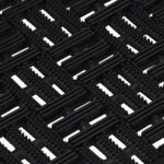 Paillasson rectangulaire 45x75 cm caoutchouc – Image 4