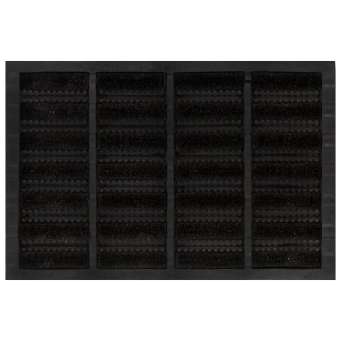 VXL8721012224711_a_en_hd_1.jpg Paillasson rectangulaire 40x60 cm caoutchouc et fibre de coco – Image 1