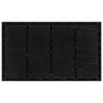 Paillasson rectangulaire 45x75 cm caoutchouc et fibre de coco – Image 2