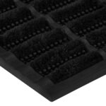 Paillasson rectangulaire 45x75 cm caoutchouc et fibre de coco – Image 3