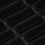 Paillasson rectangulaire 45x75 cm caoutchouc et fibre de coco – Image 4