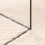 Tapis HUARTE à poils courts doux et lavable beige Ø 80 cm – Image 6