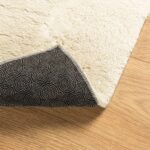 Tapis HUARTE à poils courts doux et lavable crème 140x200 cm – Image 3