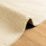 Tapis HUARTE à poils courts doux et lavable crème 140x200 cm – Image 4