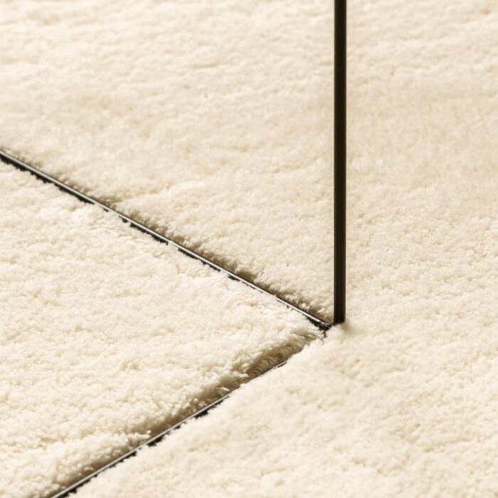 Tapis HUARTE à poils courts doux et lavable crème 140x200 cm – Image 6
