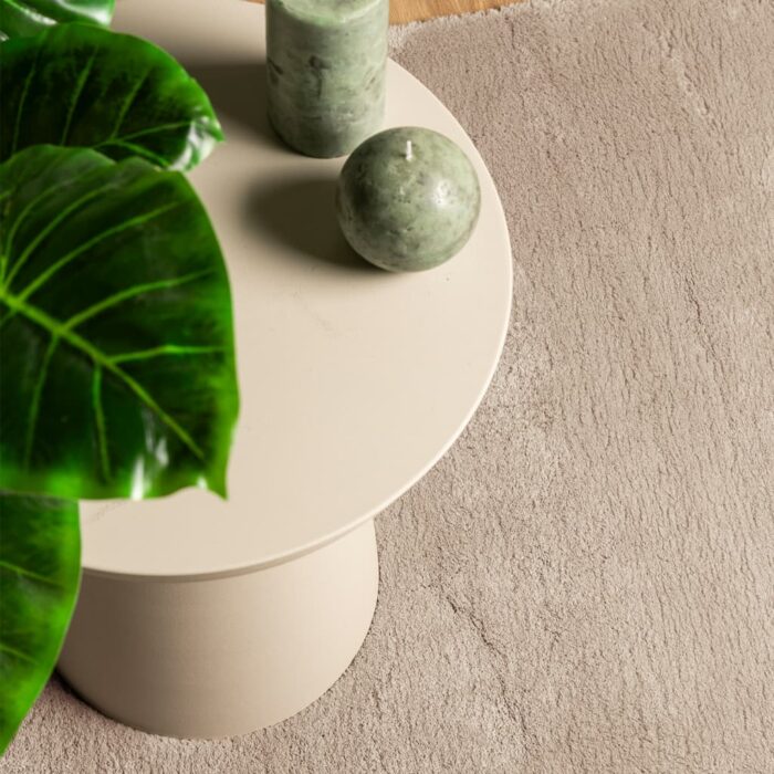 Tapis HUARTE à poils courts doux et lavable sable 140x200 cm – Image 5