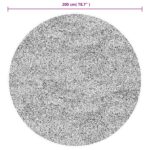 Tapis HUARTE à poils courts doux et lavable sable Ø 200 cm – Image 8