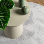 Tapis HUARTE à poils courts doux et lavable gris Ø 80 cm – Image 5