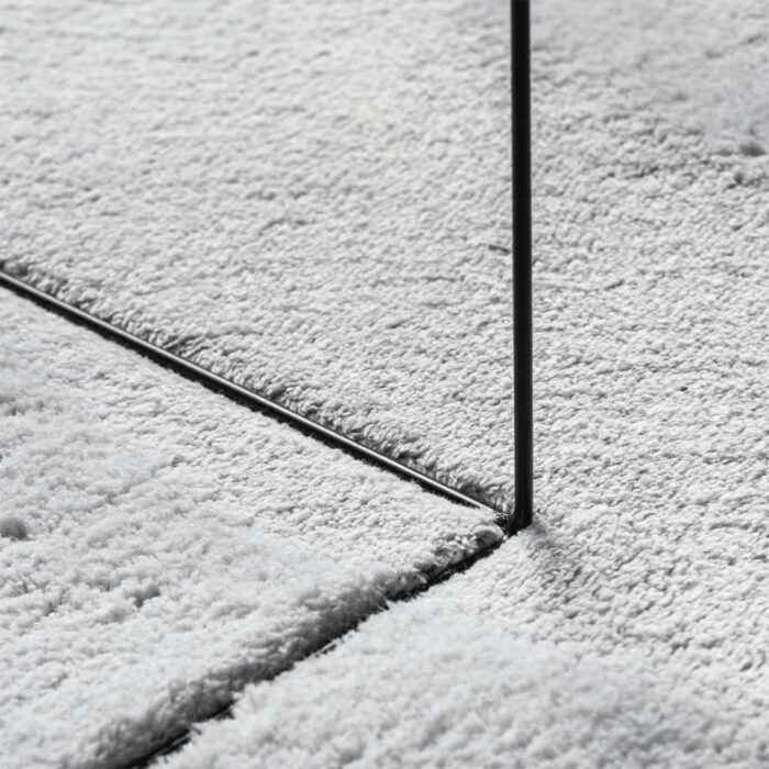 Tapis HUARTE à poils courts doux et lavable gris Ø 160 cm – Image 6