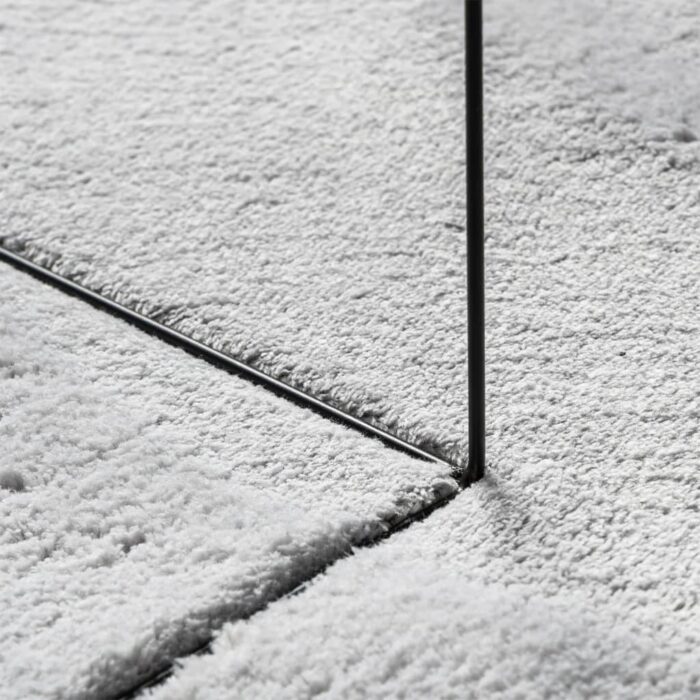 Tapis HUARTE à poils courts doux et lavable gris Ø 200 cm – Image 6