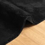Tapis HUARTE à poils courts doux et lavable noir 160x230 cm – Image 4