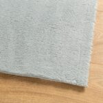 Tapis HUARTE à poils courts doux et lavable bleu 80x200 cm – Image 2