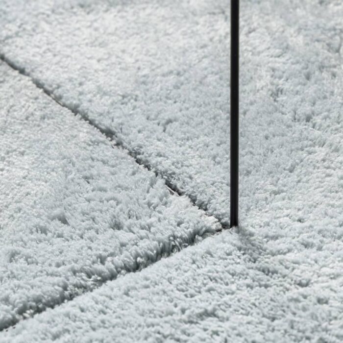 Tapis HUARTE à poils courts doux et lavable bleu 120x170 cm – Image 6