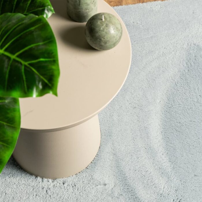 Tapis HUARTE à poils courts doux et lavable bleu 140x200 cm – Image 5