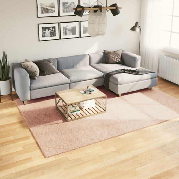 Tapis HUARTE à poils courts doux lavable rouge clair 200x280 cm – Image 1