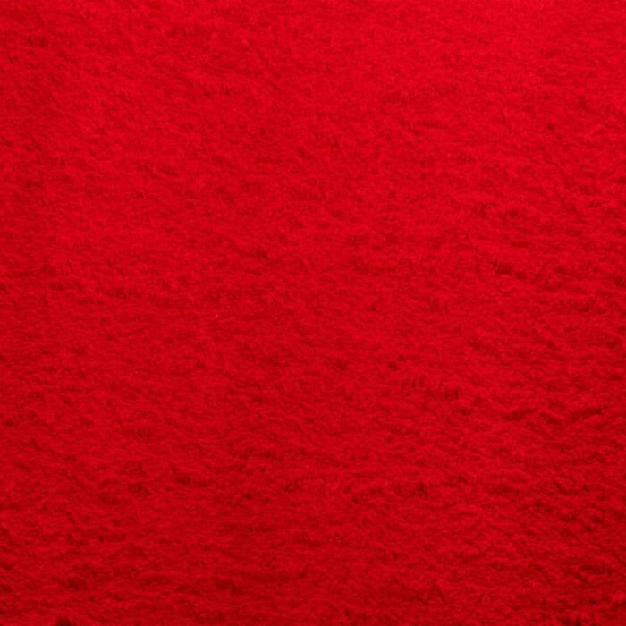 Tapis HUARTE à poils courts doux et lavable rouge 140x200 cm – Image 7