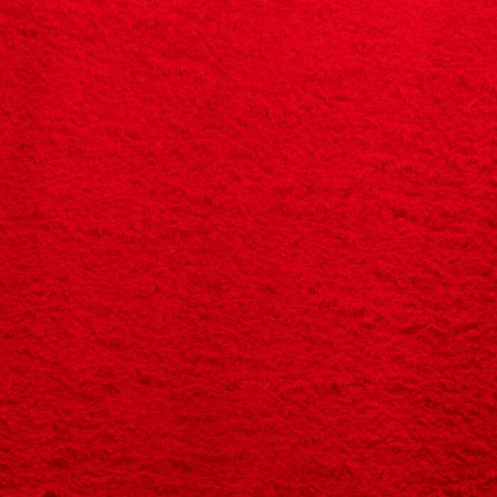 Tapis HUARTE à poils courts doux et lavable rouge 160x160 cm – Image 7