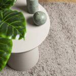Tapis shaggy PAMPLONA poils longs moderne beige 140x200 cm – Image 5