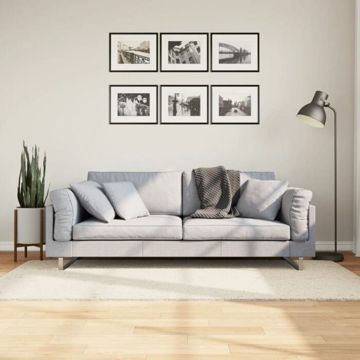 VXL8721012228337_m_en_hd_1.jpg Tapis shaggy PAMPLONA poils longs moderne crème 100x200 cm – Image 1