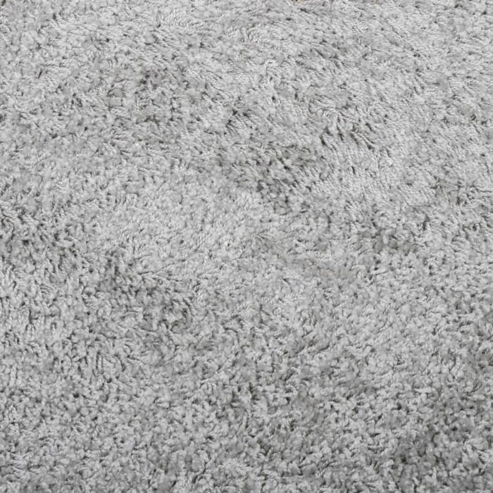Tapis shaggy PAMPLONA poils longs moderne gris 80x250 cm – Image 7