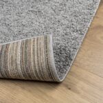 Tapis shaggy PAMPLONA poils longs moderne gris 140x200 cm – Image 3