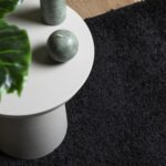 Tapis shaggy PAMPLONA poils longs moderne noir 140x200 cm – Image 5