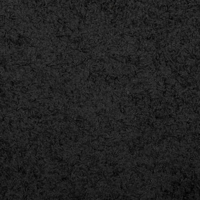 Tapis shaggy PAMPLONA poils longs moderne noir 140x200 cm – Image 7