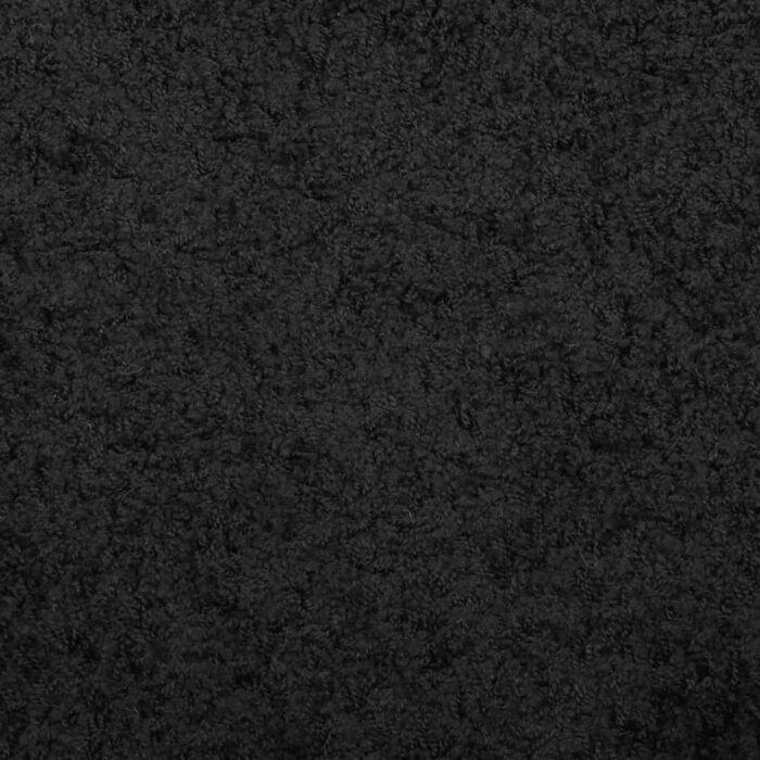 Tapis shaggy PAMPLONA poils longs moderne noir 200x280 cm – Image 7