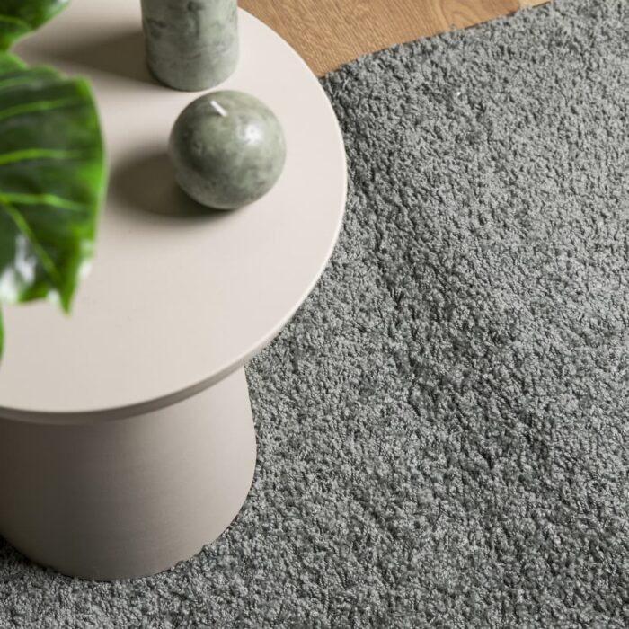 Tapis shaggy PAMPLONA poils longs moderne vert 80x200 cm – Image 5