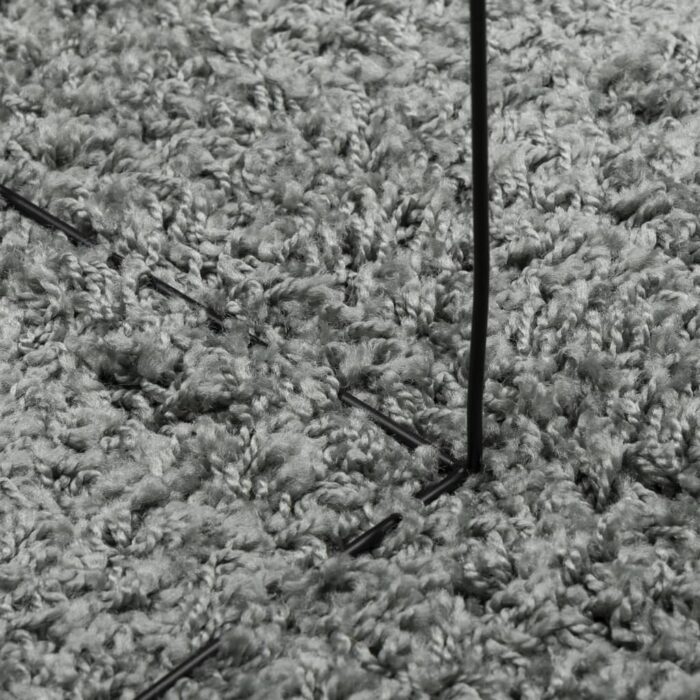 Tapis shaggy PAMPLONA poils longs moderne vert Ø 240 cm – Image 6