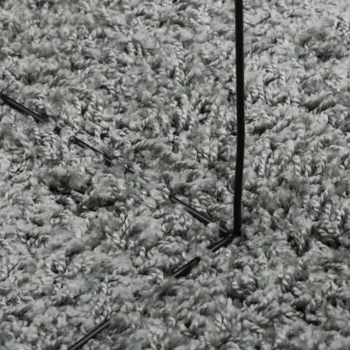Tapis shaggy PAMPLONA poils longs moderne vert Ø 280 cm – Image 6