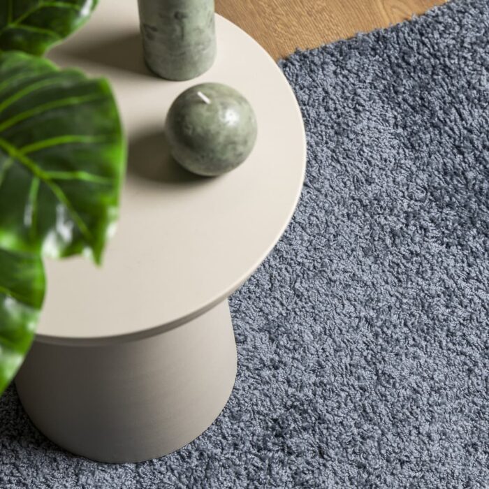 Tapis shaggy PAMPLONA poils longs moderne bleu 100x200 cm – Image 5