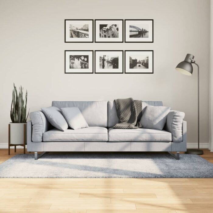 VXL8721012229211_m_en_hd_1.jpg Tapis shaggy PAMPLONA poils longs moderne bleu 100x200 cm – Image 1