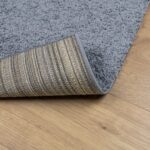 Tapis shaggy PAMPLONA poils longs moderne bleu 140x200 cm – Image 3