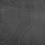Tapis IZA poils courts style scandinave anthracite 140x200 cm – Image 7