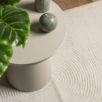 Tapis IZA poils courts style scandinave crème 80x150 cm – Image 5