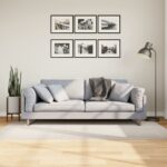 Tapis IZA poils courts style scandinave crème 100x200 cm