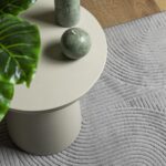 Tapis IZA poils courts style scandinave gris 120x170 cm – Image 5