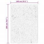 Tapis OVIEDO à poils courts beige 140x200 cm – Image 8