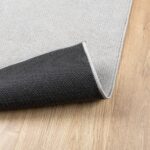 Tapis OVIEDO à poils courts gris 60x110 cm – Image 3