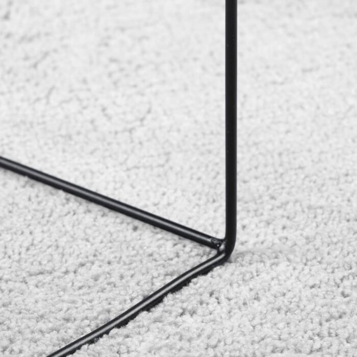 Tapis OVIEDO à poils courts gris 140x200 cm – Image 6