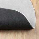 Tapis OVIEDO à poils courts gris Ø 100 cm – Image 3