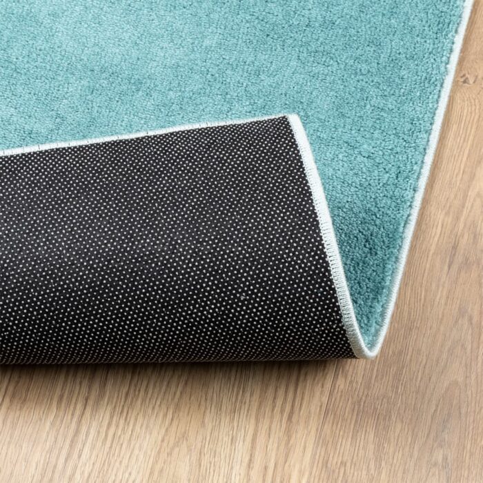 Tapis OVIEDO à poils courts vert 80x250 cm – Image 3