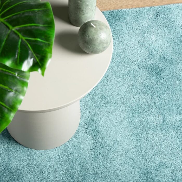 Tapis OVIEDO à poils courts vert 80x250 cm – Image 5
